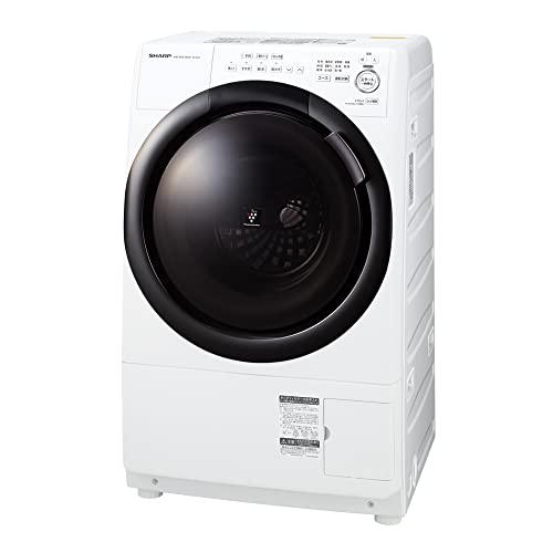 シャープ ドラム式 洗濯乾燥機 ES-S7G-WL ヒーターセンサー乾燥 左開き(ヒンジ左) 洗濯7...