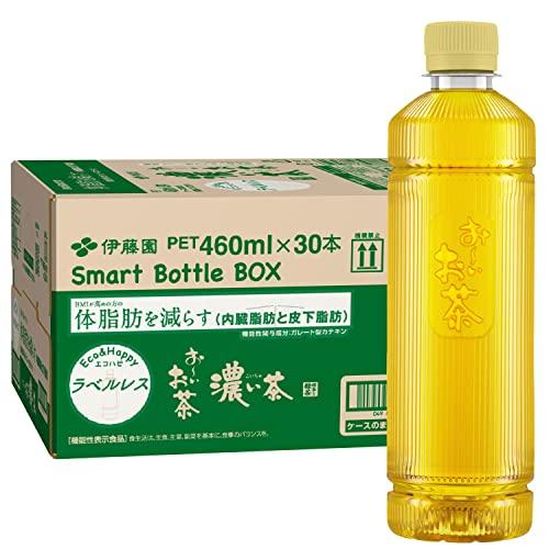 伊藤園 ラベルレス おーいお茶 濃い茶 460ml×30本 スマートボトル