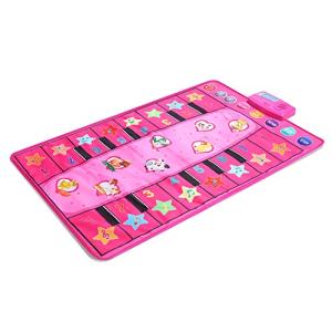 EagleStone ピアノマット おもちゃ 二列キーボード 子供 折りたたみ 8種類動物音 録音再生 13曲デモ ミュージックマット 16鍵盤 音量調整可能 自動オ｜miyanojinn11