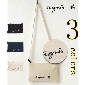 69%OFF母の日2021agnes b. VOYAGE アニエスベーレディース キャンバス ミニサコッシュ ショルダーバッグ ロゴ 綿 コットン送料無料