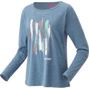 ヨネックス テニス Tシャツ Ｔシャツ ウィメンズロングスリーブTシャツ 16813 590 フェルトブルー レディース