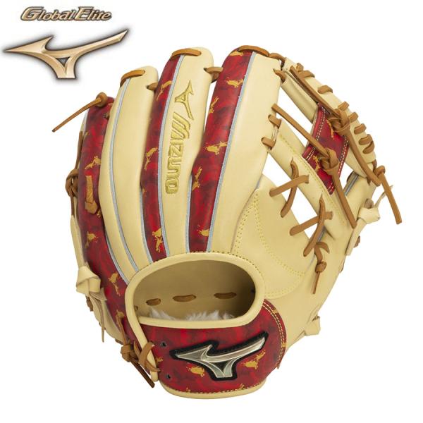 軟式グローブ　ミズノ　グローバルエリート　HselectionSIGNA プリントデザイン　内野手用...