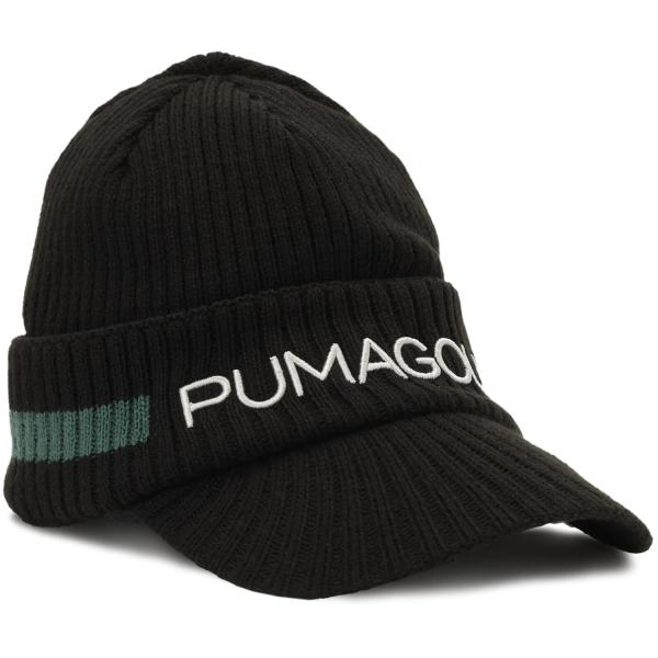 プーマ ゴルフ 帽子 帽子 ゴルフ ベーシックロゴ ブリムニットキャップ 27121 1 PUMA ...