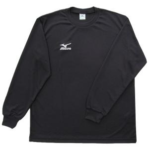 ミズノ Tシャツ 長袖 ワンポイントTシャツ ナビドライ A...