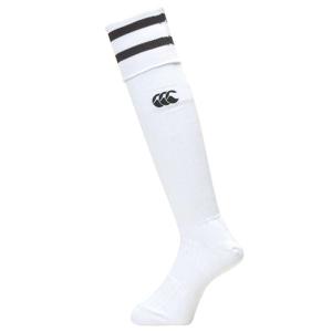 ラグビーストッキング　カンタベリー　2ラインストッキング　AS08962　10　ホワイト　25〜27cm