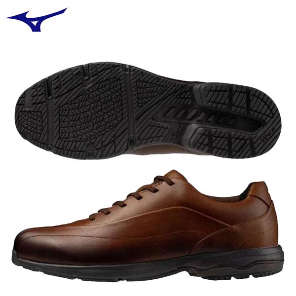 ミズノ　ウォーキングシューズ　LD40 VII SW　B1GC2403　85　焦がしブラウン　送料無...