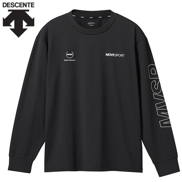 デサント　ムーブスポーツ　長袖Tシャツ　SUNSCREEN TOUGH スリーブロゴ ロングスリーブ...