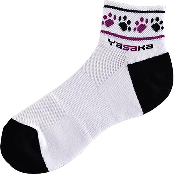 ヤサカ 卓球 靴下 ソックス にゃんこYソックス E165 80 パープル ユニセックス