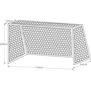 カネヤ サッカー ゴールネット ネット 一般サッ...の商品画像