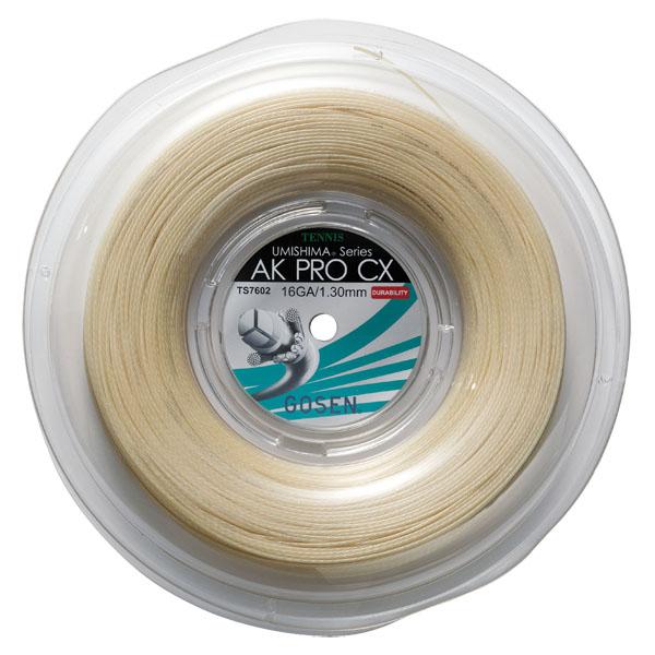 ゴーセン テニス ガット ガット・ラバー AK PRO CX 16 ロール ナチュラル TS7602...
