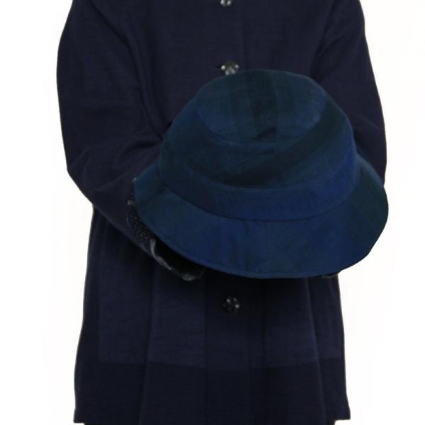 おしゃれ 彩藍 浮寝鳥(うきねどり)帽子 日本製 宮田織物謹製 レディース 春・夏・秋・冬 ぼうし ...