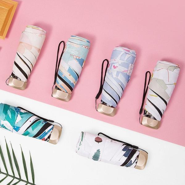 日傘 折りたたみ傘 レディース メンズ 花柄 超軽 軽量 黒ゴム晴雨兼用 折りたたみ傘 UVカット6...