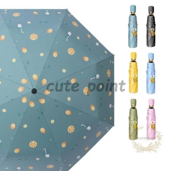 6色！折りたたみ傘 ひんやり傘 晴雨兼用 自動開閉 花柄 撥水 軽量 折り畳み 傘 レディース 遮光...