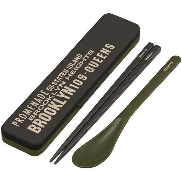 スケーター コンビセット 箸 スプーン セット ブルックリン 日本製 18cm CCS3SA