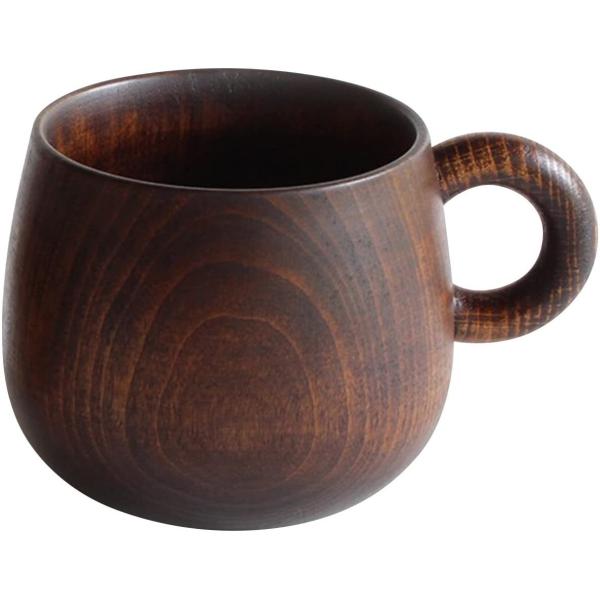 シェーヌ・ドゥ　マグカップ　トチの木をくりぬいたマグカップ　毎日の食卓に天然素材の心地よさを感じて心...