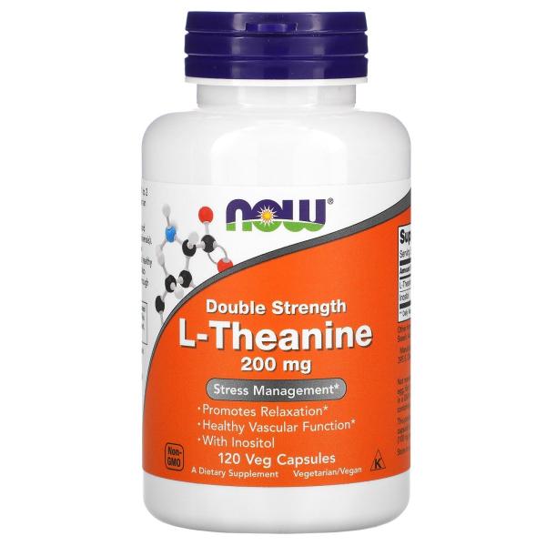 ナウフーズ　L-Theanine200グラム　120カプセル
