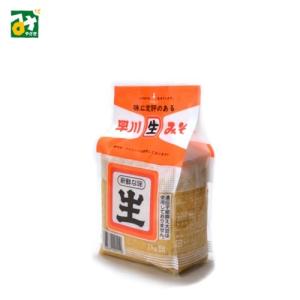 みそ 麦 生みそ 1kg 冷蔵品 早川しょうゆみそ 宮崎県 4976833220112｜miyazakikonne