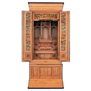 専用　九州銘木　屋久杉特注仏壇 12/31まで特価】東京仏壇 屋久杉製角型仏壇 45/18号 : お仏壇の日本堂