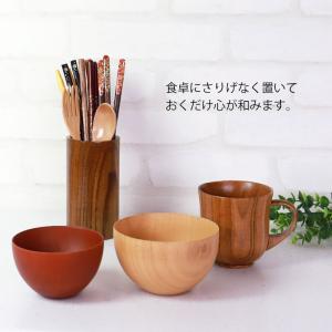 30%OFF 箸立て 天然木製 漆塗り カトラ...の詳細画像5