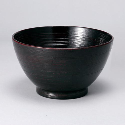 天然木製 多用椀 刷毛目 曙 漆塗り