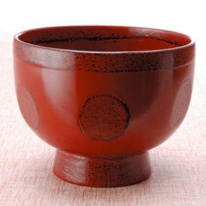 みよし漆器本舗 天然木製 大汁椀 布張エクボ 曙 漆塗り お椀 おわん お