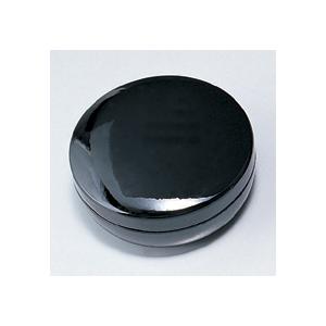 みよし漆器本舗 香合入れ 黒 無地 紀州塗り 2.5寸 7.7cm お焼香入れ