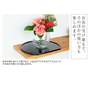10%OFF 紀州塗り 尺3寸 半月両面膳 3...の詳細画像5