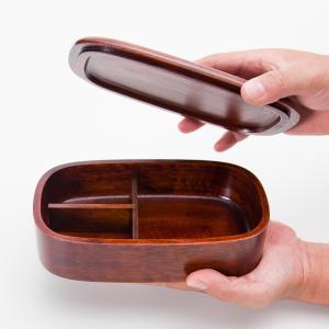 弁当箱 くり抜き 1段 500ml 木製 子供...の詳細画像1