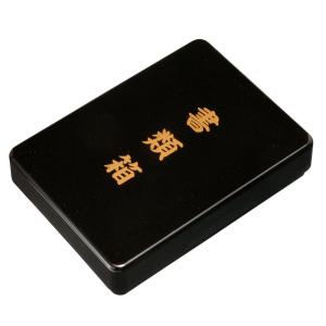 みよし漆器本舗 木製 尺1寸 合口文庫 蒔絵 金あやめ（A4判） 書類入れ