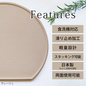 10%OFF 半月盆 36cm 食洗機対応 滑...の詳細画像2