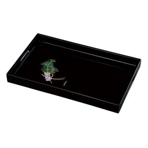 春慶塗 尺〇盆 菊紋入 : ギフトハウスタカノYahoo!店 - 通販 - Yahoo