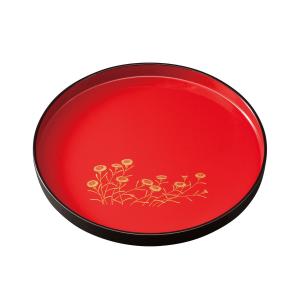 みよし漆器本舗 日本製 11寸 33.5cm お盆 トレー 和 トレイ 仏具 PC 黒