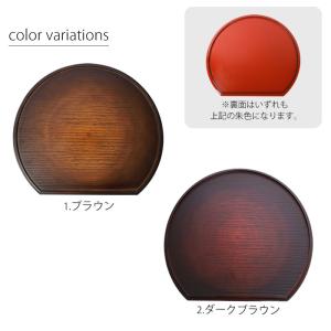 10%OFF 紀州漆器 半月盆 お盆 半月膳 ...の詳細画像5