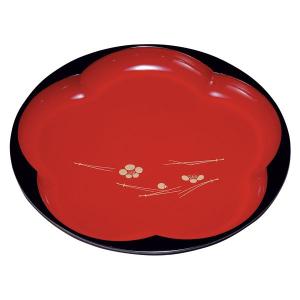 みよし漆器本舗 紀州塗り お盆 トレー 11寸 33.1cm 丸盆 金彩 白ケヤキ