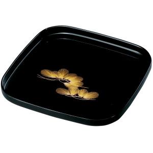 みよし漆器本舗 入子夫婦盆 梅に松葉 紀州塗り 7寸 21cm 8寸 24cm お盆