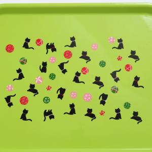 【クーポン有】 お盆 ノンスリップ ねこcaf...の詳細画像3
