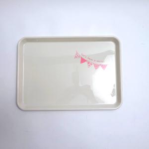 お盆 食洗機対応 ノンスリップトレー Let's have a party ピンク 33cm（S） すべり止め加工 滑らない おぼん トレイ 日本製 国産
