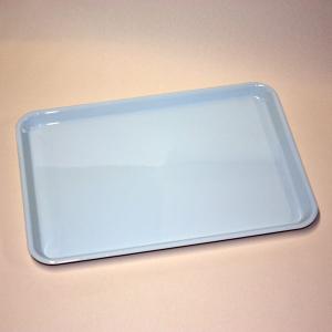 食洗機対応 お盆 トレー紀州塗り 尺１寸 長角ノンスリップトレー ブルー すべり止め加工 滑らない 滑り止め トレイ おぼん