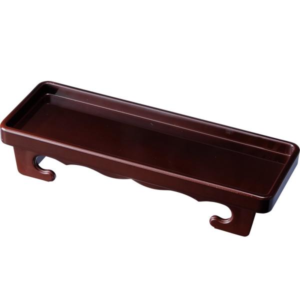 長仏器膳 日本製 5寸 15cm 仏具 仏壇 美里 総溜 お供え物 焼香台 国産 お盆 盆飾り ご法...