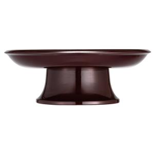 【クーポン有】 日本製 6寸 17.8cm 供物台 供え物台 仏具 仏壇用 供え物皿 お供え物 丸型 国産 仏前 おそなえ お盆 盆飾り ご法事 供養 仏壇 法事