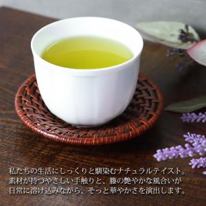 茶托 籐編 漆塗り 4寸 12cm 1枚 茶た...の詳細画像5
