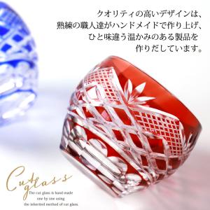 【50%OFF】 切子 丸盃 松剣 70ml ...の詳細画像2