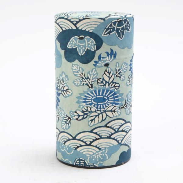 茶筒 日本製 はいからさん（L） 四季青海波 保存容器 ぽッ・かん ぽっかん ポッカン おしゃれ か...