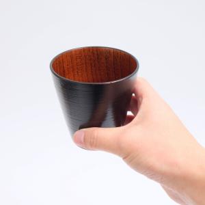 カップ 天然木製 フリーカップ ライン 曙 漆...の詳細画像3