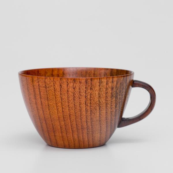 天然木製 小町コーヒーカップ 9.4cm 漆塗り 小さめ 小さい 割れにくい 軽い 軽量 コップ 熱...