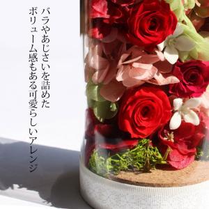 プリザーブドフラワー ガラスドーム ガラスケー...の詳細画像5