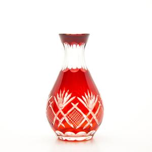 みよし漆器本舗 切子 徳利 ガラス 日本酒 冷酒 お酒 酒器 松剣 290cc