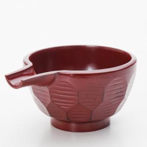 みよし漆器本舗 天然木製 片口（L） 根来 漆塗り 酒器 日本酒 小鉢