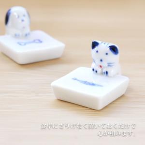 箸置き 犬 猫 陶器 箸 置き カトラリー レ...の詳細画像2