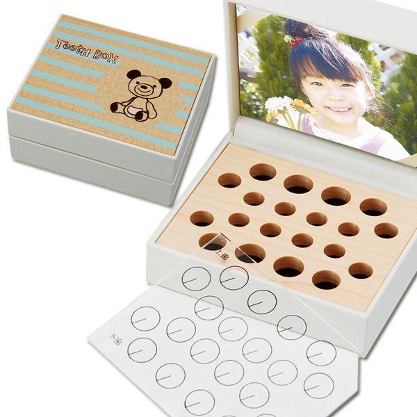 送料無料 TEETH BOX（乳歯ケース） ベア（木） 乳歯入れ かわいい おしゃれ 日本製 国産